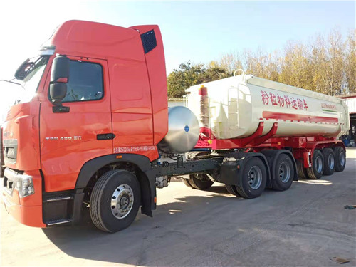 半掛車粉粒物料運輸車